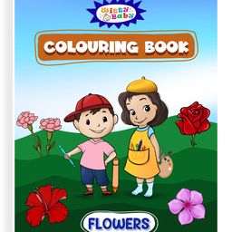 Witty Baby Flowers Colouring Book - English-13