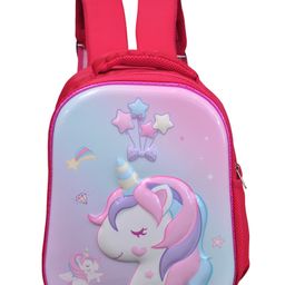 Happile Kids School Bags Back Pack Unicorn Design Multicolour - Height 13.8 Inches-image-75