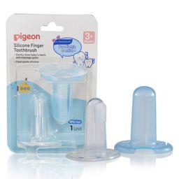 Pigeon Silicone Finger Toothbrush with BPA Free - White-22