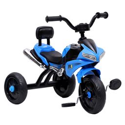 FunRide R1 Kids TricycleFront Headlight and Musical Trike for Indoor and Outdoor - Blue-16