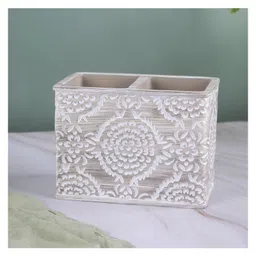 VONCASA Traditional Engraved Design Toothbrush Holder Multicolor-picture-30