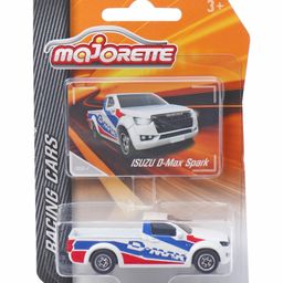 Majorette Isuzu D-max Spark Die Cast Free Wheel Model Toy Car - White & Blue-22