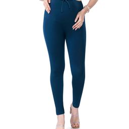 Bella Mama Full Length Solid Color Maternity Leggings With Tummy Band - Navy Blue-image-62
