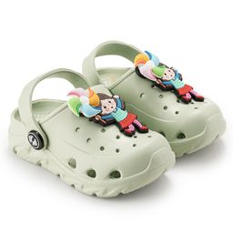 HOPPA SWEDEN Perforated Clogs With Baby Girl Charms - Mint-image-83