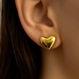 ISHTAARA Gold-Plated Stainless Steel Earrings-image-28