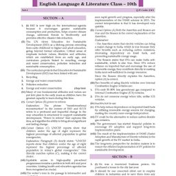 oswaal books Oswaal CBSE Question Bank Chapterwise and Topicwise SOLVED PAPERS Class 10 ENGLISH LANGUAGE & LITERATURE For Exam 2026 image 4