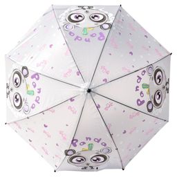 CHAATEWALA Panda Designed Translucent Umbrella - Multi Colour image 4