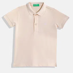 United Colors of Benetton Kids Boys Polo Collar T-Shirt-image-96