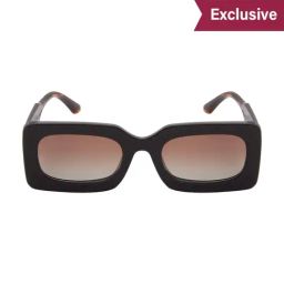 Ted Smith Brown Rectangular Polarized Unisex Sunglasses-image-36