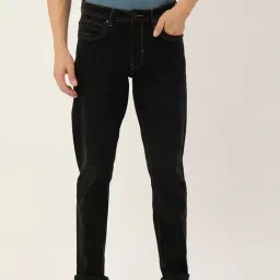 Peter England Jeans Black Regular Fit Jeans-picture-31