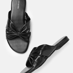 Van Heusen Women Open Toe Flats with Bow-20