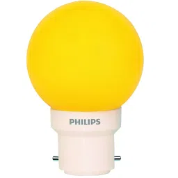 PHILIPS 0.5W B22 LED Yellow LED Bulb (Deco Mini)-16