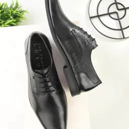 San Frissco Men's Black Derby Shoes-picture-34