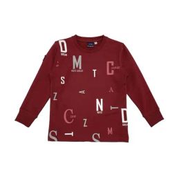 Cavio Kids Maroon Printed Full Sleeves T-Shirt-picture-42