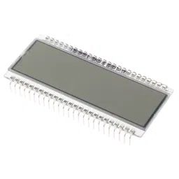 RS PRO 7-Segment LCD Display, Black on Grey, 1 Row by 6 Characters, Transflective Model No 1850193-95