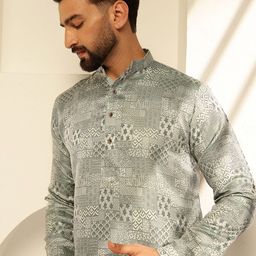 SOJANYA Men Regular Kurta with Pyjamas image 3
