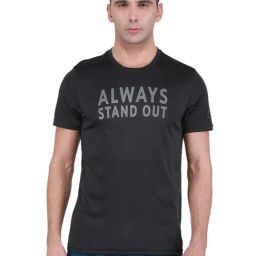 Rock.it Black Regular Fit Printed Sports T-Shirt-image-95