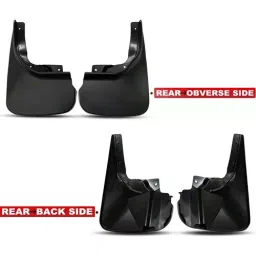 Auto Pearl OE Type Car Heavy Duty Mud Flaps Splash Guards PVC Black Compatible For Chevrolet Sail Uva Sail (Type), MudFlap_Sail_UVA (Set of 4) image 3