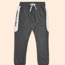 Pantaloons Junior Grey Cotton Printed Trackpants-picture-10