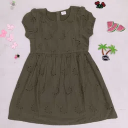 Creative Kids Print Fit & Flare Dress-29