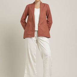 Saltpetre V-Neck Top Top With Jacket & Trouser Co-Ords Set-image-16