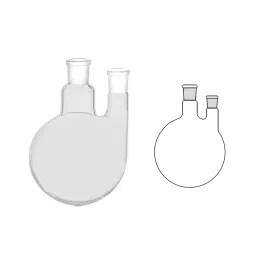 Omsons Germany 5000 ml Parallel Two Necks Round Bottom Flask 125/31 image 3