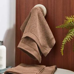 DDecor Pioneer Brown Cotton 450 GSM Hand Towel - Set of 1-18