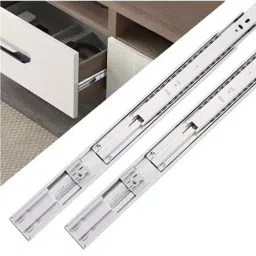 ABRO 550 mm Steel Zinc Finish Telescopic Drawer Slide Side Mount-image-33