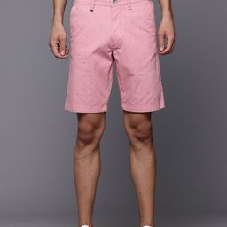 Louis Philippe Sport Men Micro Ditsy Print Slim-Fit Chino Shorts-picture-33