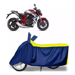 Auto Pearl Bike Cover for Honda CB1000R Plus (Yellow & Blue)-image-75