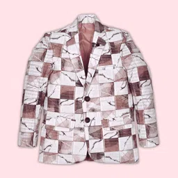 BT DEZINES Boys Printed Full Sleeves Party Blazer-image-11