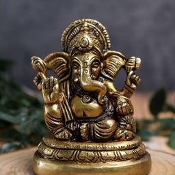 The Spiritual Living Gold-Toned Religious Idol Showpiece-image-49