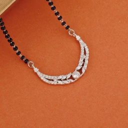 GIVA 92.5 Sterling Silver Sailing in Love Mangalsutra for Women-picture-3