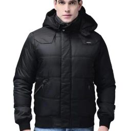 Woodland Black Regular Fit Jacket-picture-11
