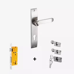 Dorset ML HALE 240 mm GMHG Finish Combo Lock Sets With Both Side Key Cylinder (60mm)-26