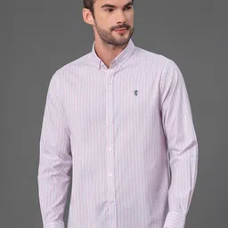 Red Tape Men Opaque Striped Casual Shirt-picture-0