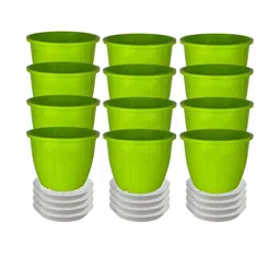 8 Inch Duro Pot for Plants with Saucer Tray-33
