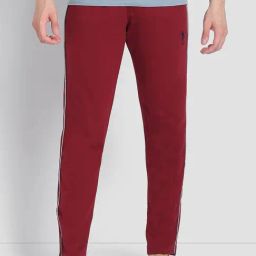 U.S. Polo Assn. Red Cotton Regular Fit Lounge Pants-image-52