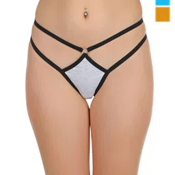 SELFCARE Women Pack Of 3 Thong Briefs-image-43