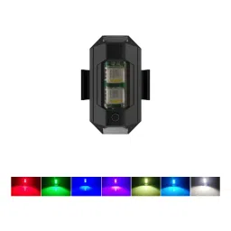 Auto Pearl 7 Colors 5 V 15 W LED Aircraft Lights for Bike & Car with USB Charging for All Drones-37