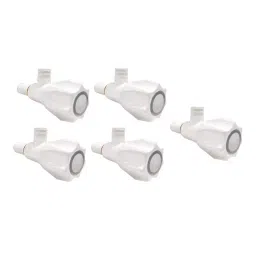 GENERIC Angle Valve Plastic Chrome Finish White, FG944 (Pack of 5)-13