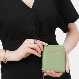 Lavie Rally Pro Mint Green Solid Zip Around Wallet for Women-35