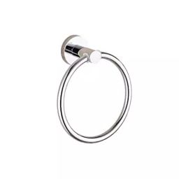 Implemental Stainless Steel Silver Towel Ring for Bathroom & Kitchen, (Set of 5)-45