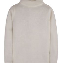 RVK Full Sleeves Solid Stretchable Skivvy Pullover Sweater - Off White-picture-41
