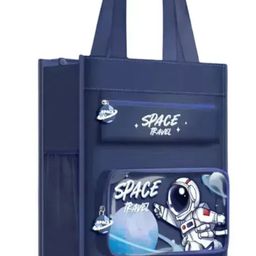 New PinchMulti-Layer Large Capacity Portable Tutoring Bag, Cute Cartoon Book Bag For Students To Carry Textbooks, Tutoring Materials - PACK OF 1 - COLOR MAY VARY-image-82