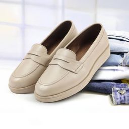Mochi Women Leather Loafers-20