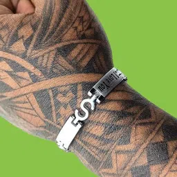 Dynamic Retail Global Men Stainless Steel Link Bracelet-image-75