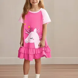 JC SPARKLE Print A-Line Dress-image-91