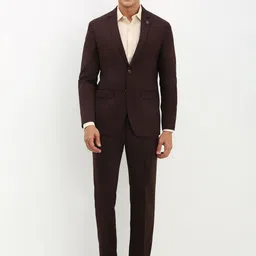 Allen Solly Slim-Fit Single-Breasted Two-Piece Formal Suit-picture-19
