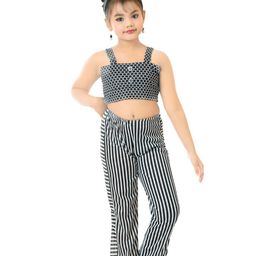 Fessist Girls Printed Top with Trousers-image-63